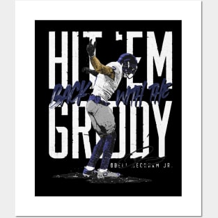 Odell Beckham Jr. Los Angeles R Griddy Posters and Art